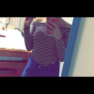 Off the shoulder bodysuit